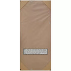 30" x 66" Non-Beveled White Full Length Floor Leaner Mirror