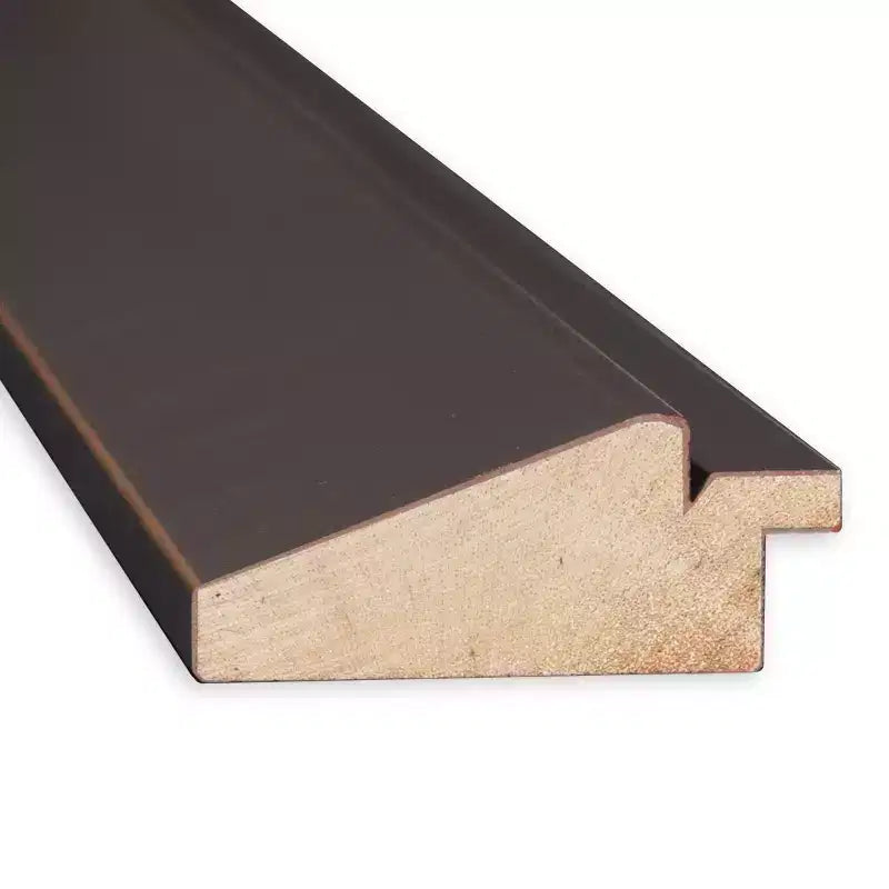 25" x 25" Beveled Bronze Wood Wall Mirror