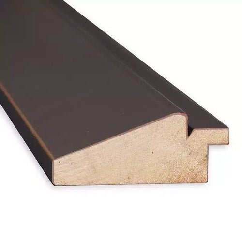 25" x 25" Beveled Bronze Wood Wall Mirror