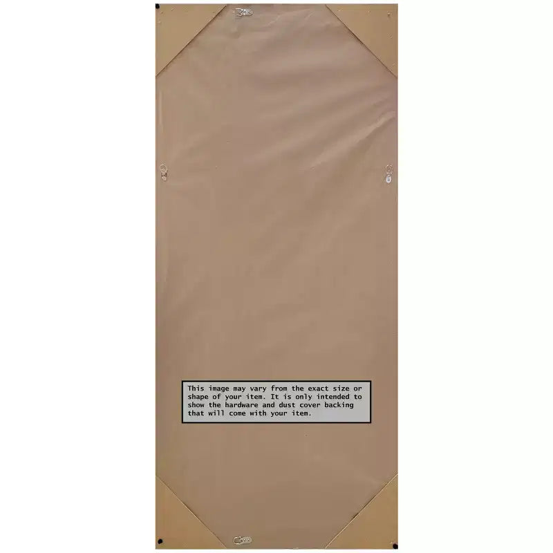 30" x 66" Non-Beveled Silver Wood Full Length Floor Leaner Mirror