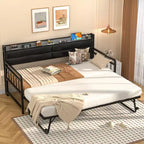 Daybed with Trundle and Charging Station