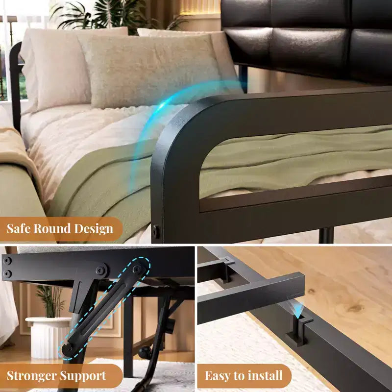 Daybed with Trundle and Charging Station