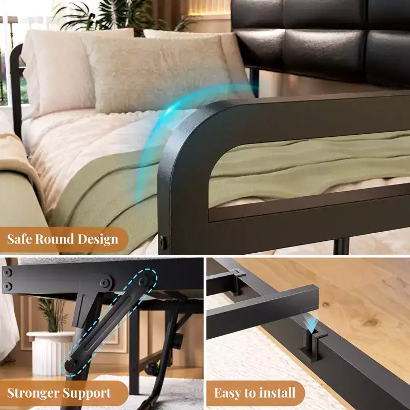 Daybed with Trundle and Charging Station