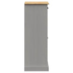 Shoe Cabinet Shoe Storage Organizer with Doors Solid Wood Pine