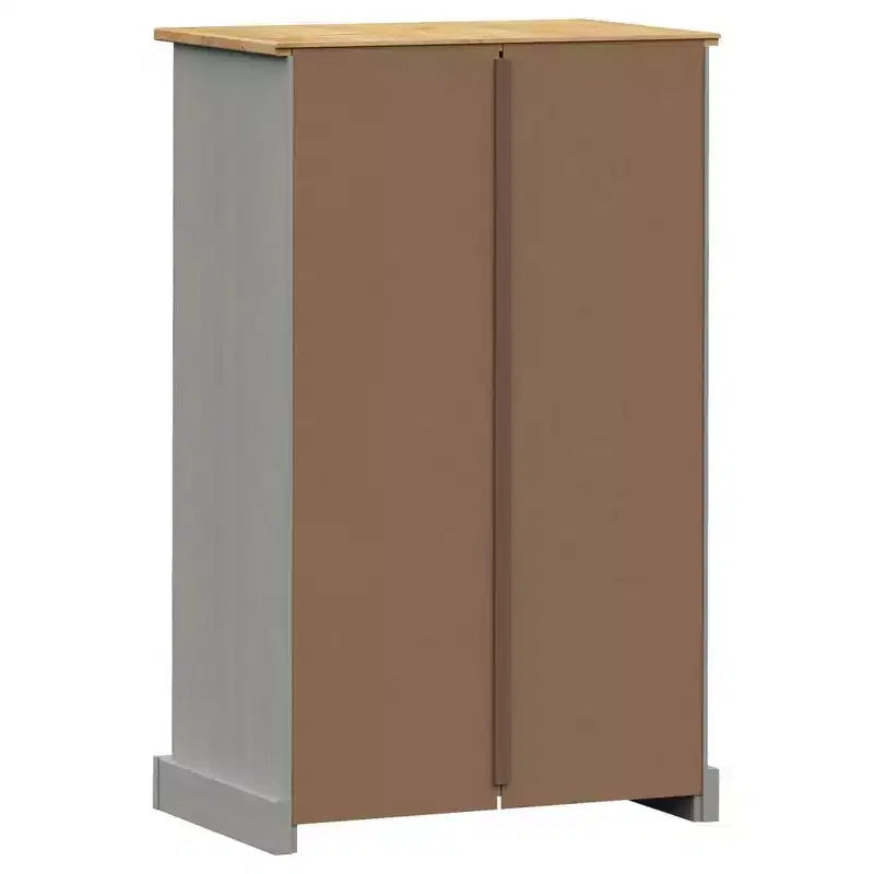 Shoe Cabinet Shoe Storage Organizer with Doors Solid Wood Pine