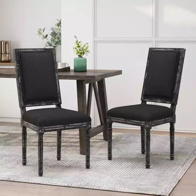 Classic Dining Chair, Sturdy Frame Comfortable Seat, Dining Room Seating