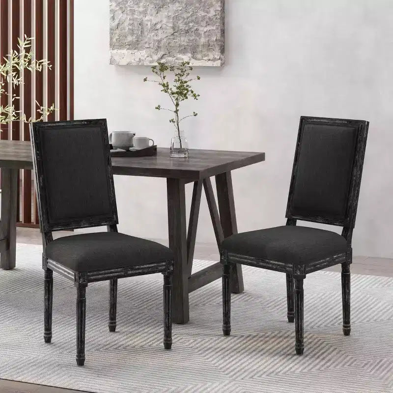 Classic Dining Chair, Sturdy Frame Comfortable Seat, Dining Room Seating