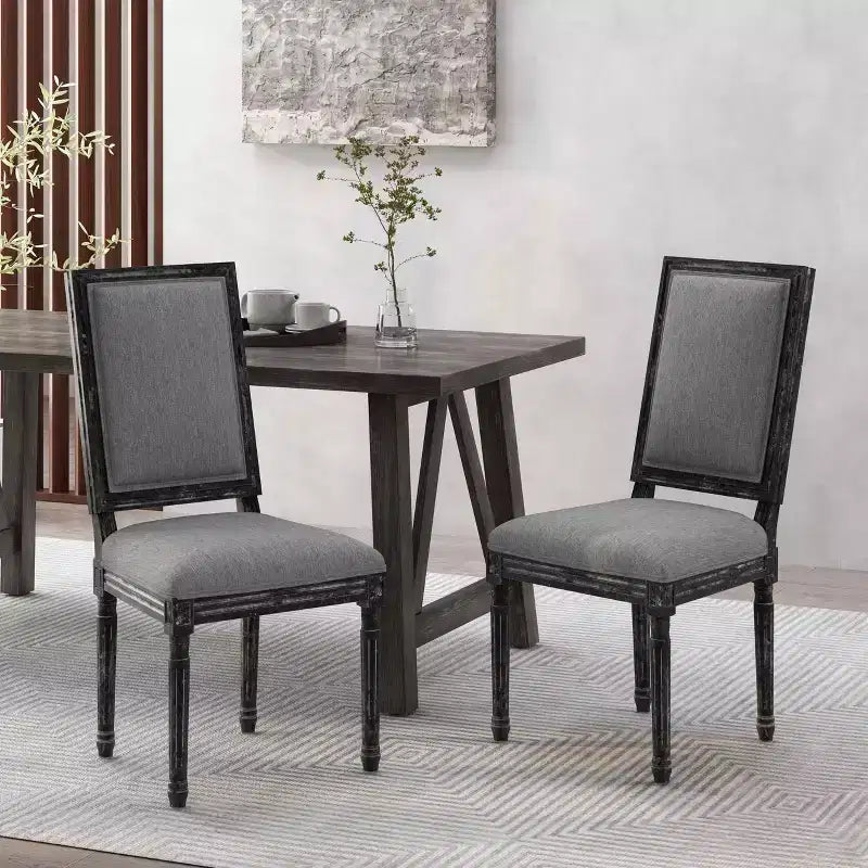 Classic Dining Chair, Sturdy Frame Comfortable Seat, Dining Room Seating