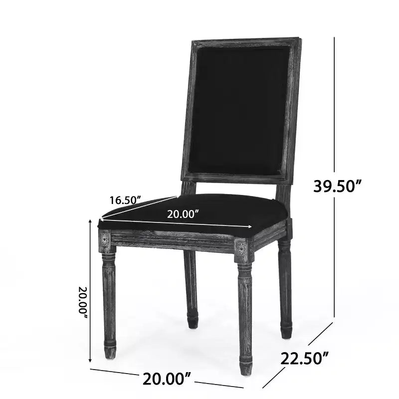 Classic Dining Chair, Sturdy Frame Comfortable Seat, Dining Room Seating