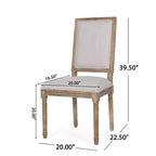 Classic Dining Chair, Sturdy Frame Comfortable Seat, Dining Room Seating