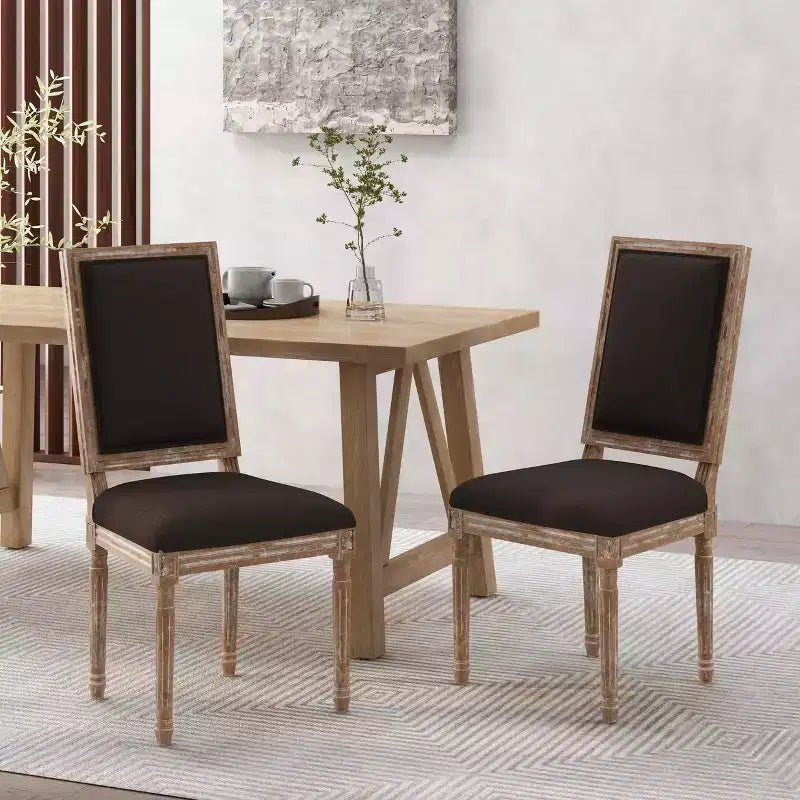 Classic Dining Chair, Sturdy Frame Comfortable Seat, Dining Room Seating
