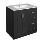 30 Bathroom Vanity with Sink, Bathroom Floor Cabinet with Drawers and Soft Closing Doors, Single Sink Bathroom Vanity