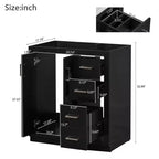 30 Bathroom Vanity with Sink, Bathroom Floor Cabinet with Drawers and Soft Closing Doors, Single Sink Bathroom Vanity