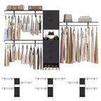 20-120 W Wooden Closet System with Doors and Drawers