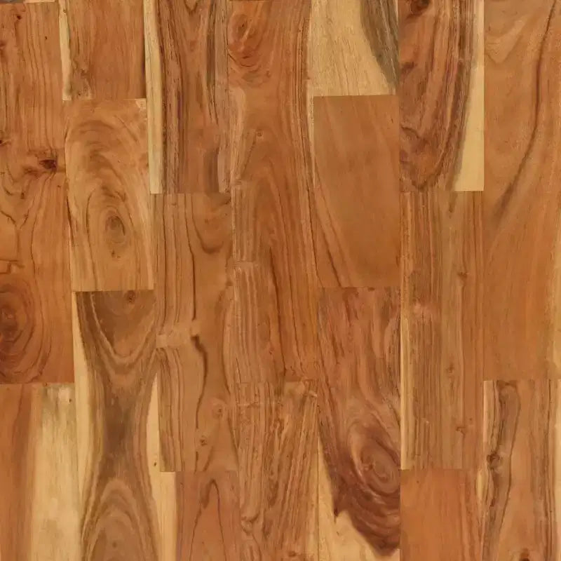 Dining Table Natural Wood, Black - Black