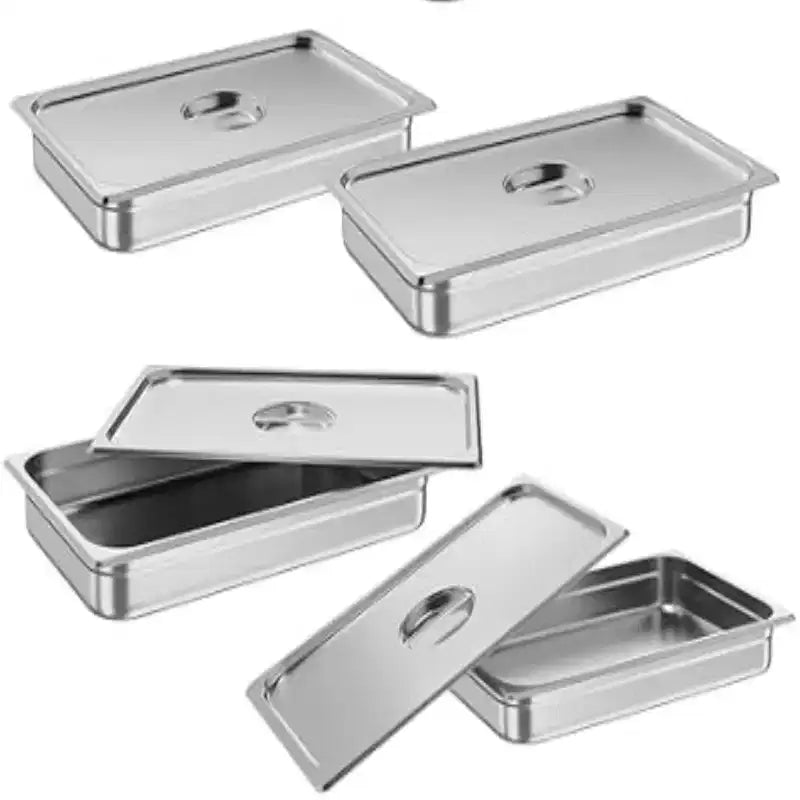 95 Quart Insulated Food Warmer, Stackable Hot Box Carrier with Wheels for 6 Full Size Pans Catering Restaurant
