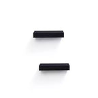 14.96 Black Floating Shelf invisible-bracket wood wall mount, perfect bathroom/bedroom/kitchen decor or book/plant display, easy install.