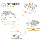 78.7 Multifunctional Foldable Sofa Bed, 3-in-1 Teddy Fabric Foam Filled Sleepder Sofa Bed Pink