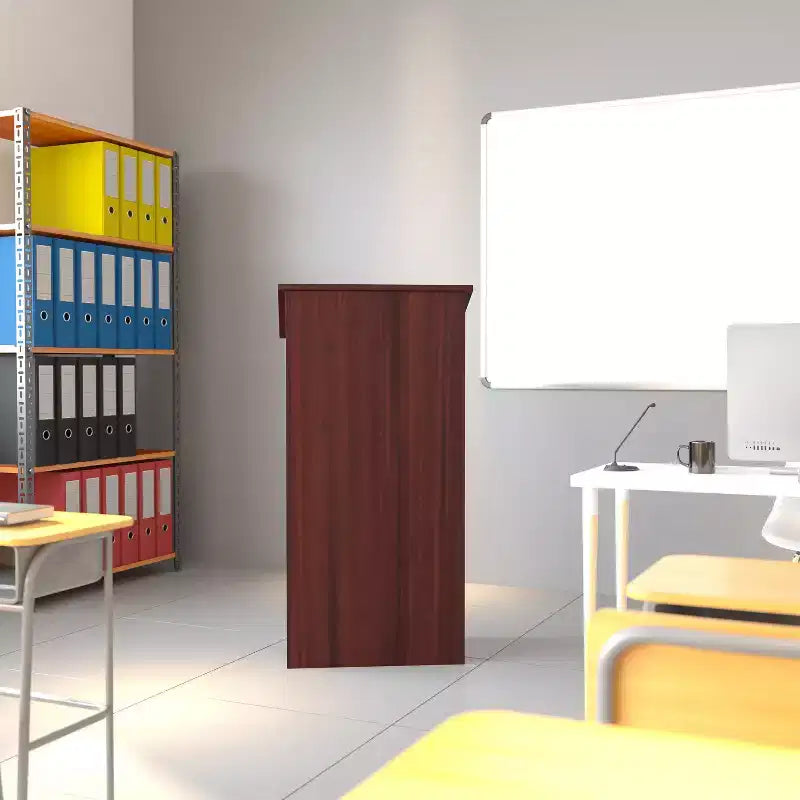 Stand-Up Wood Lectern / Restaurant Host Station