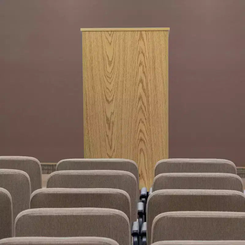 Stand-Up Wood Lectern / Restaurant Host Station