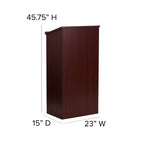 Stand-Up Wood Lectern / Restaurant Host Station