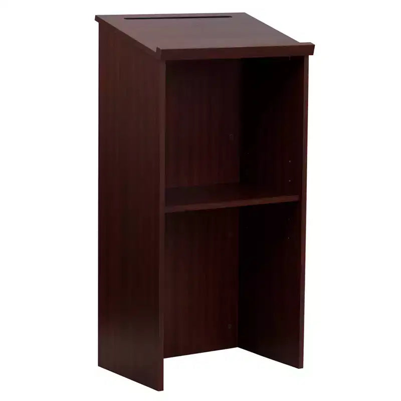 Stand-Up Wood Lectern / Restaurant Host Station
