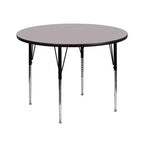 42 Round Laminate Adjustable Activity Table