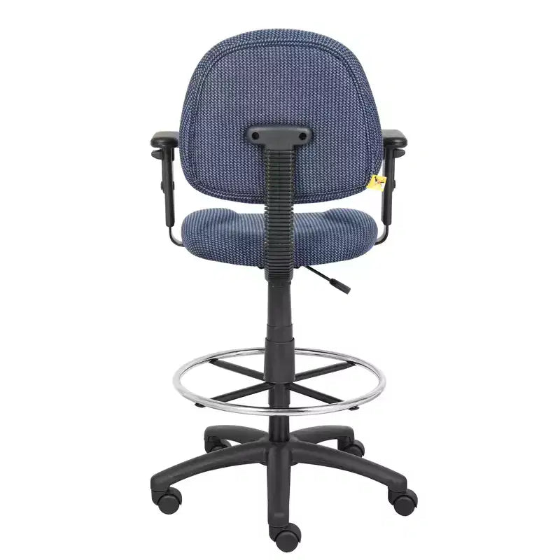 Drafting Stool with Footring and Adjustable Arms