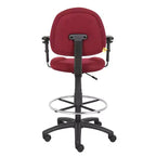 Drafting Stool with Footring and Adjustable Arms