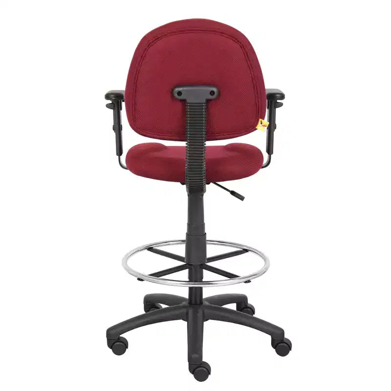 Drafting Stool with Footring and Adjustable Arms