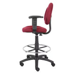 Drafting Stool with Footring and Adjustable Arms