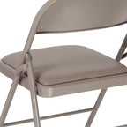 Vinyl Padded Metal Frame Event/Home Office Folding Chair