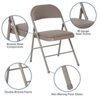 Vinyl Padded Metal Frame Event/Home Office Folding Chair