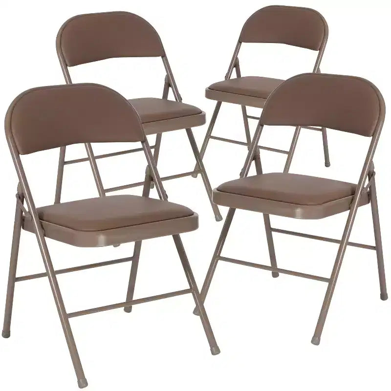 Vinyl Padded Metal Frame Event/Home Office Folding Chair