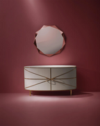 Nika Zupanc 88 Secrets Bianco Oro Sideboard