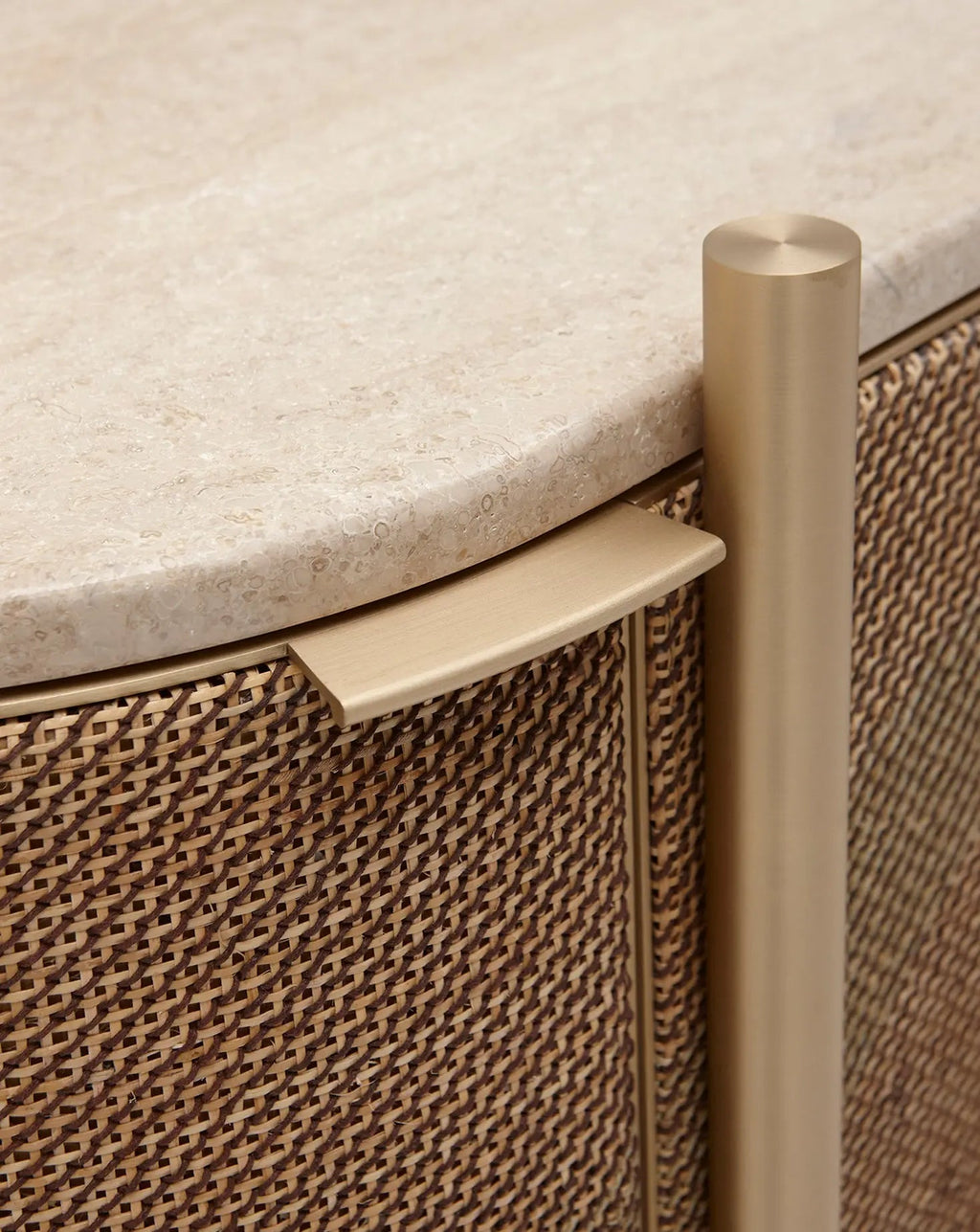 Cane Embroidery Sideboard