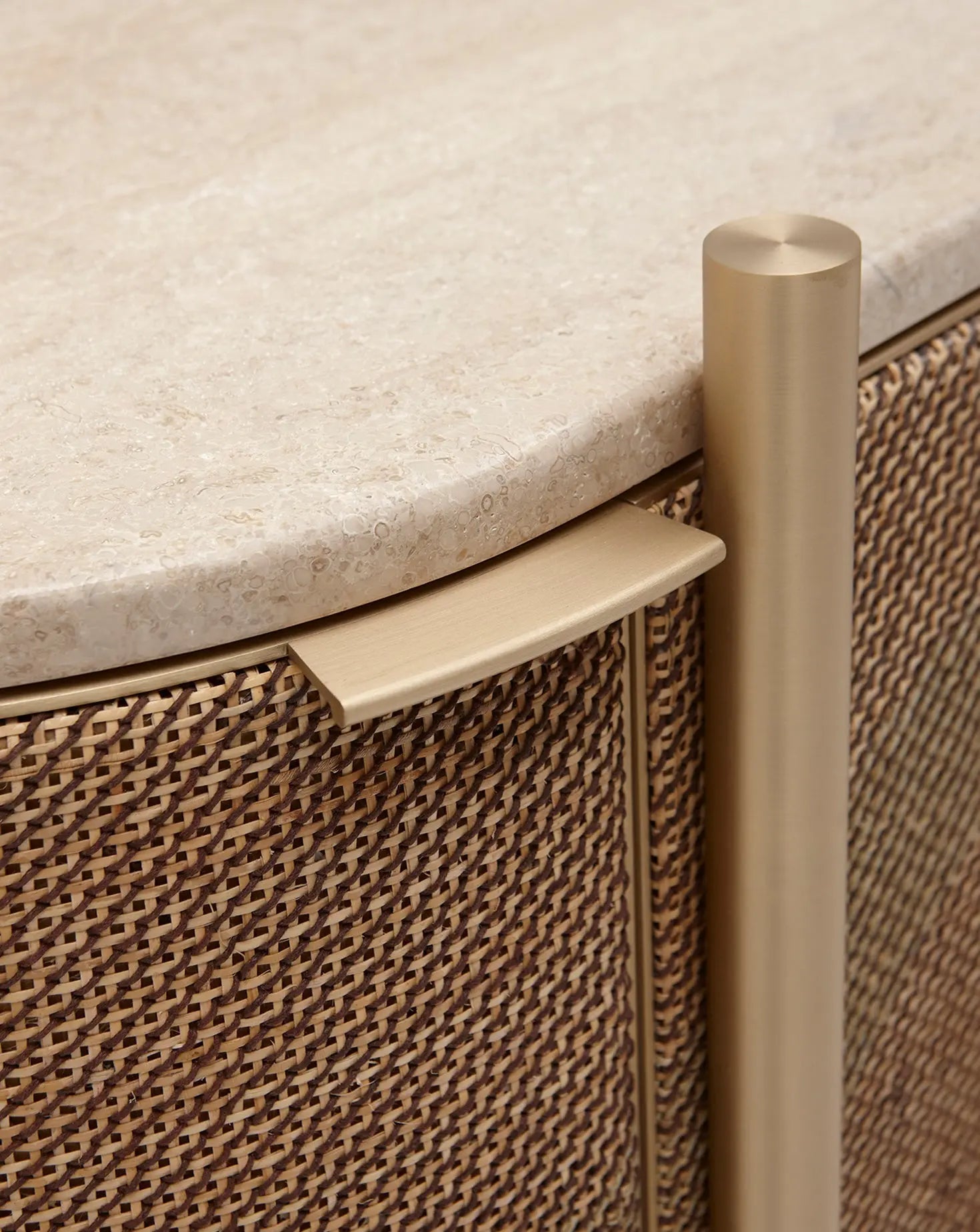 Cane Embroidery Sideboard
