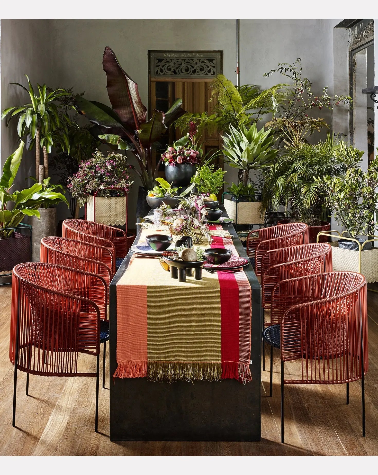 Caribe Chic Copper Dining Chair