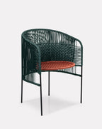 Caribe Chic Moss Green Dining Chair