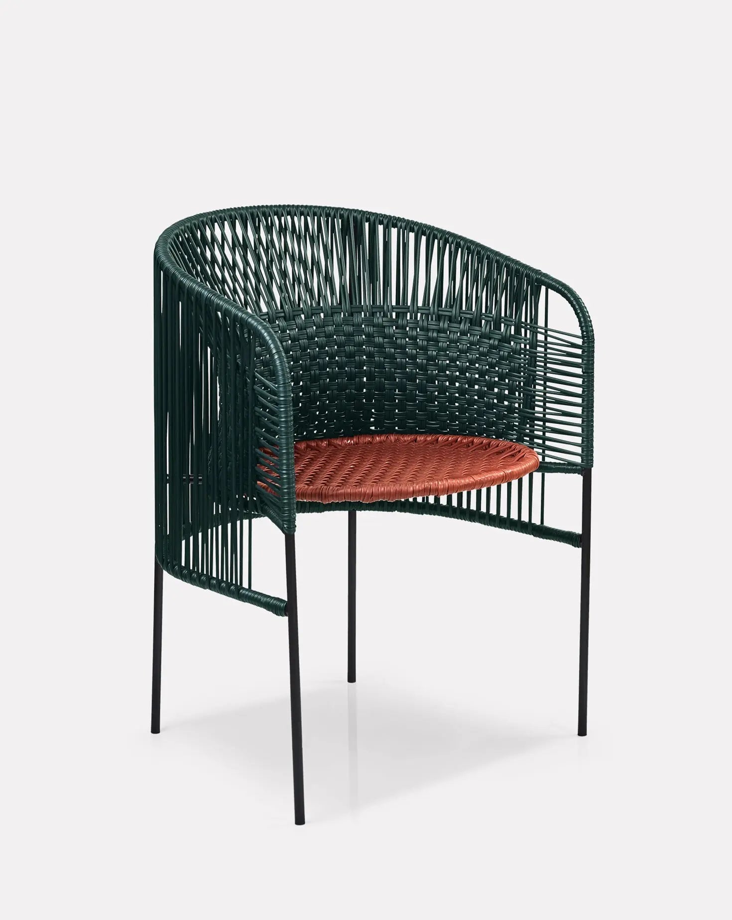 Caribe Chic Moss Green Dining Chair
