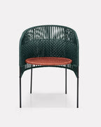 Caribe Chic Moss Green Dining Chair