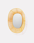 Cesta Honey Yellow Wall Mirror Oval