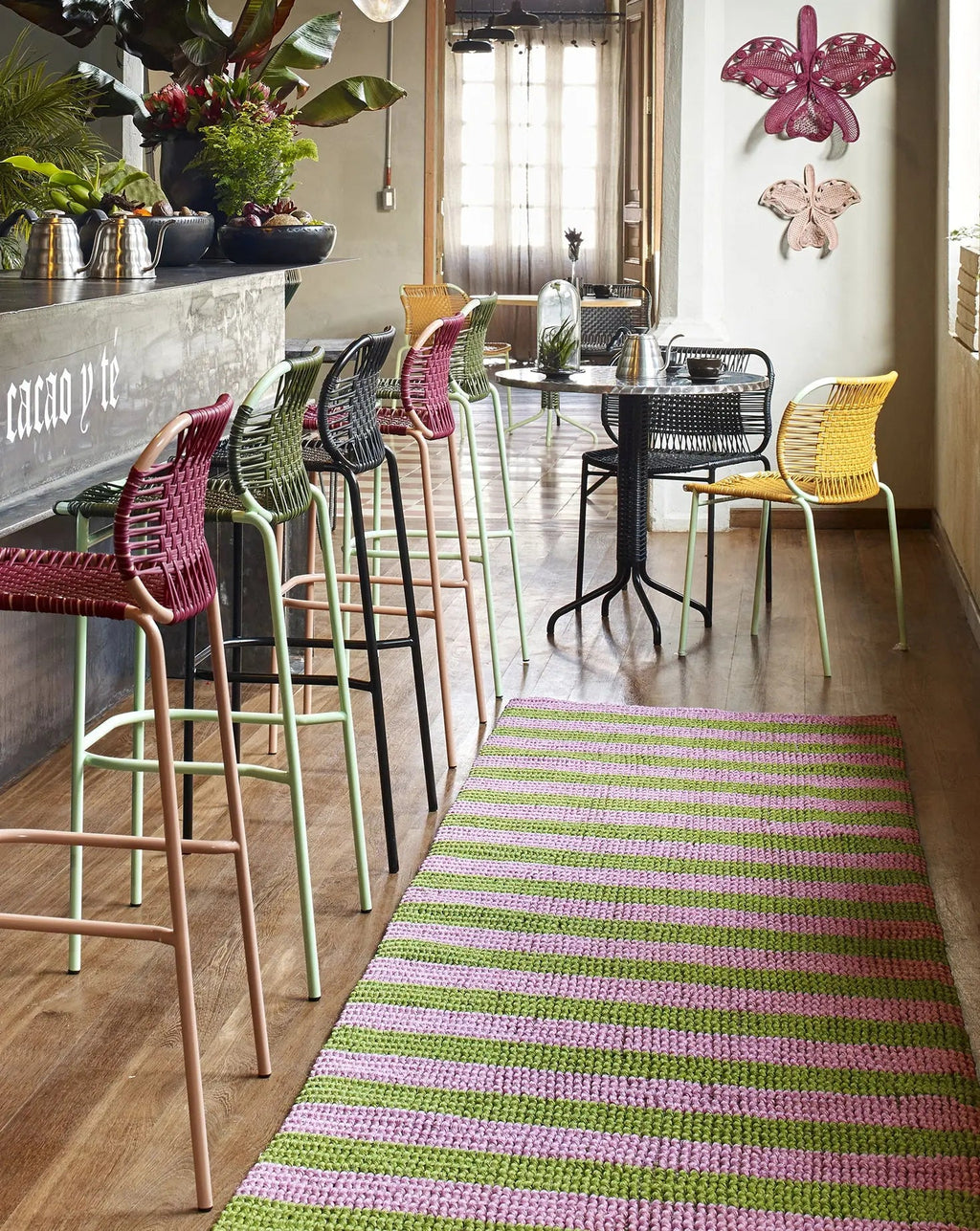 Cielo Olive Green Bar Stool