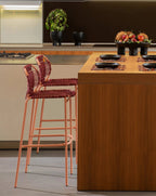 Cielo Red Bar Stool