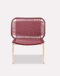 Cielo Red Lounge Chair Low