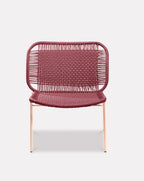 Cielo Red Lounge Chair Low