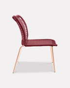 Cielo Red Lounge Chair Low