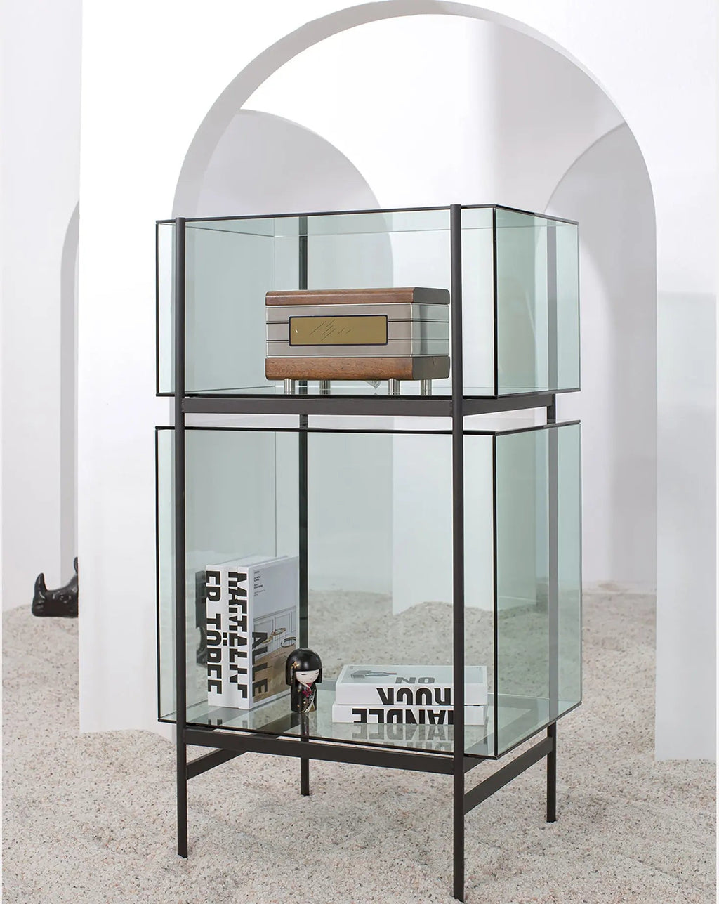 Visser and Meijwaard Lyn Green Cabinet Small
