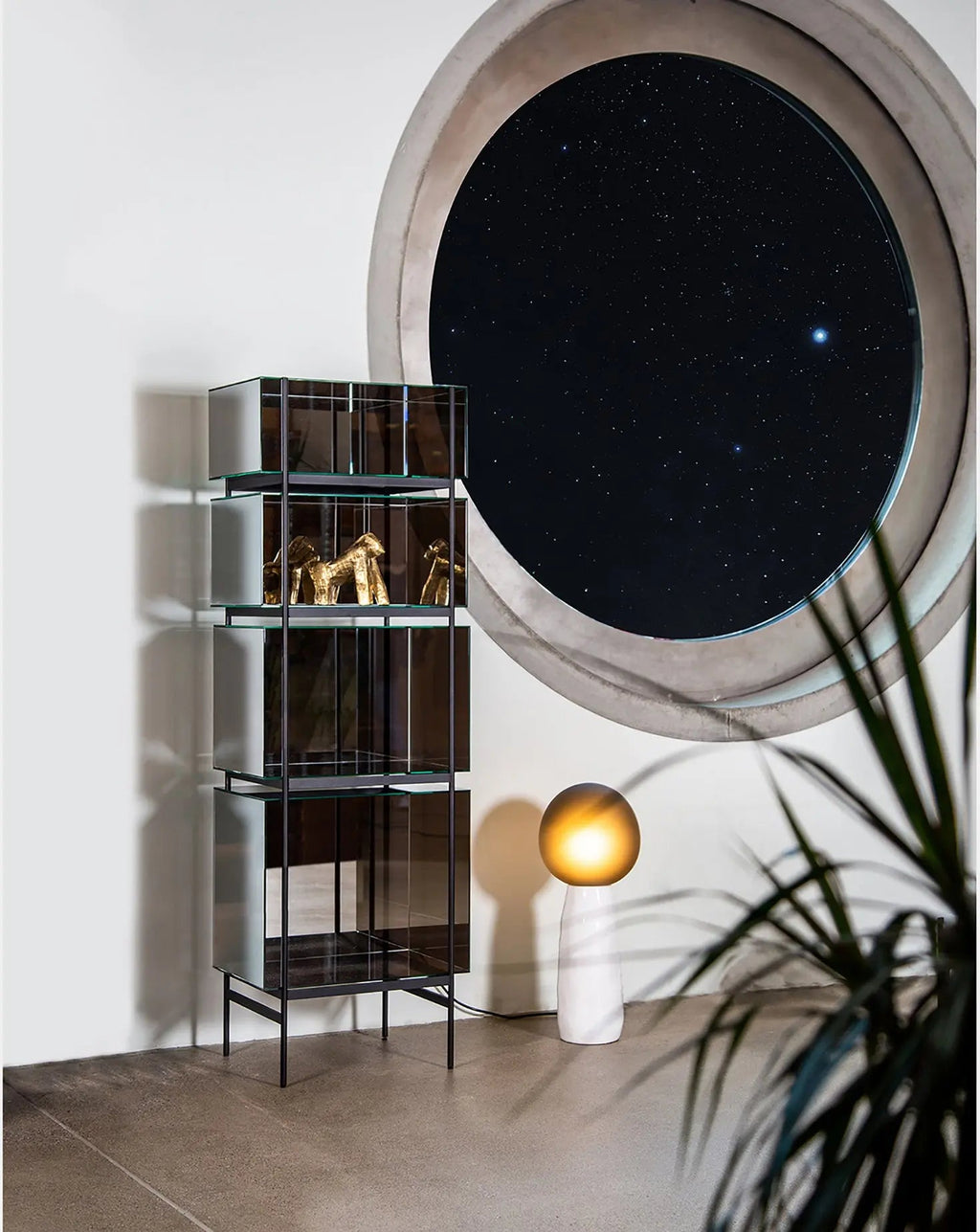 Visser and Meijwaard Lyn Grey Cabinet High