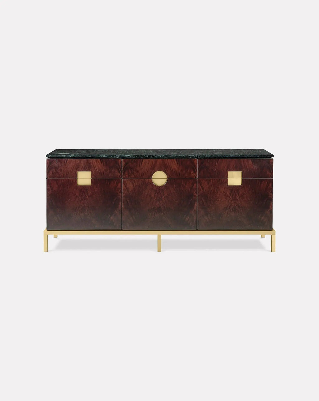 Paolo Rizzatto Zuan Mahogany Wood Dining Cabinet